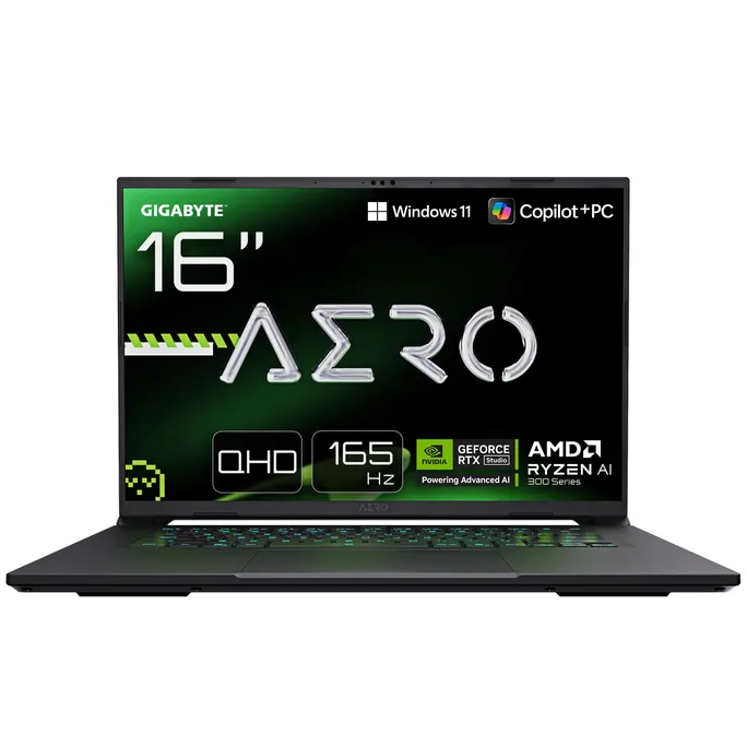 GIGABYTE AERO X16 165Hz QHD Ryzen AI 9 HX 370 32GB/2TB SSD RTX5070 Win11 Pro