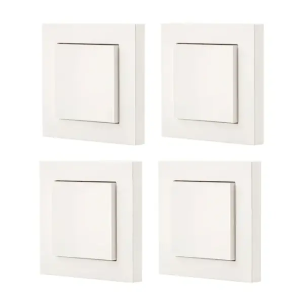 Eve Light Switch - Smarter Lichtschalter Apple HomeKit-Technologie & Thread, 4er