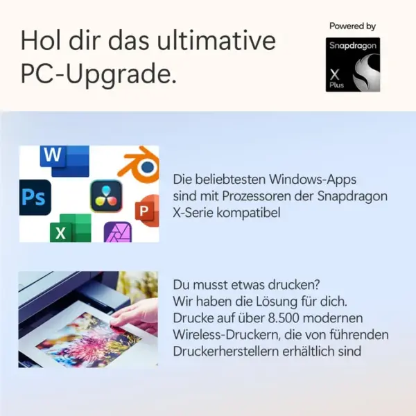 Surface Laptop Copilot+PC 13" Snapdragon® X Plus 16GB/256GB UFS PixelSense Flow Display WUXGA Touch Platinum – Bild 2