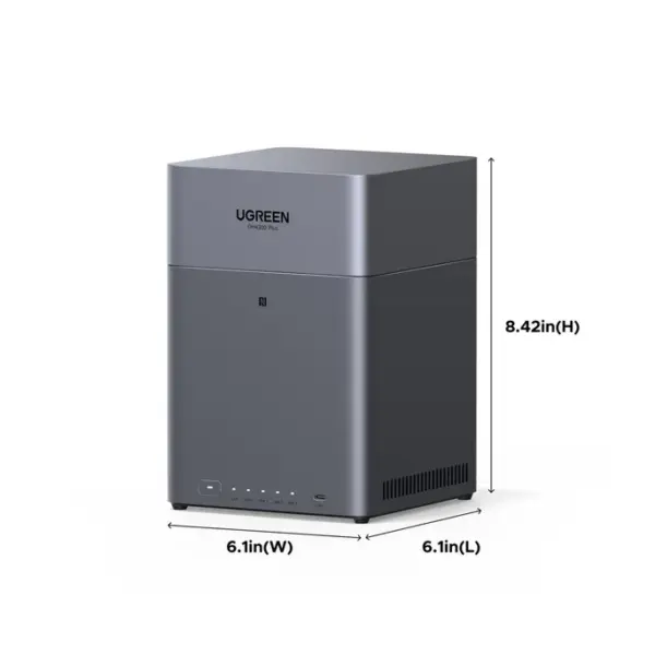 UGREEN NASync DH4300 Plus NAS System 4-Bay 24TB inkl. 4x Seagate IronWolf ST6000VN006 6TB – Bild 2