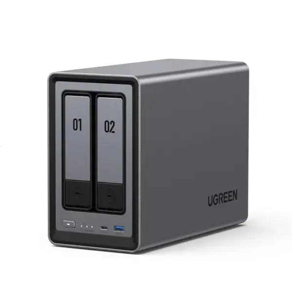 UGREEN NASync DXP2800 NAS System 2-Bay 24TB inkl. 2x Toshiba NAS HDD N300 – 12TB – Bild 2