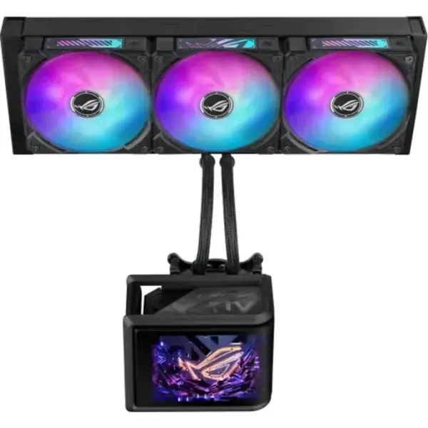 ASUS ROG RYUO IV SLC 360 ARGB Komplettwasserkühlung für AMD und Intel CPUs schwarz – Bild 3