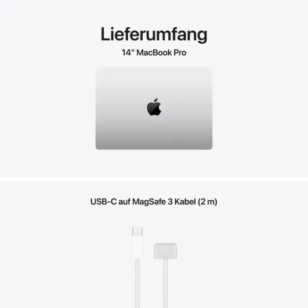 Apple MacBook Pro 14" 2025 M5/16/1TB 10C CPU 10C GPU Nanotexturglas Silver BTO – Bild 2