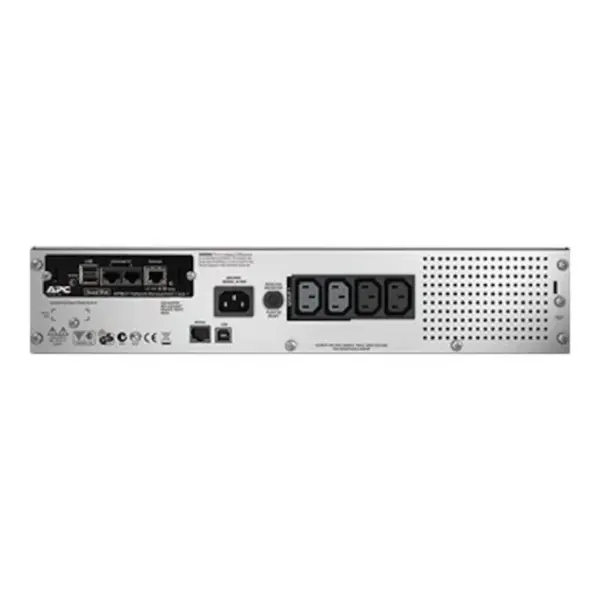 APC Smart UPS SMT750RMI2UNC, 750VA, Rack, 4x C13, AVR, Display, NMC, Überspannungsschutz – Bild 3