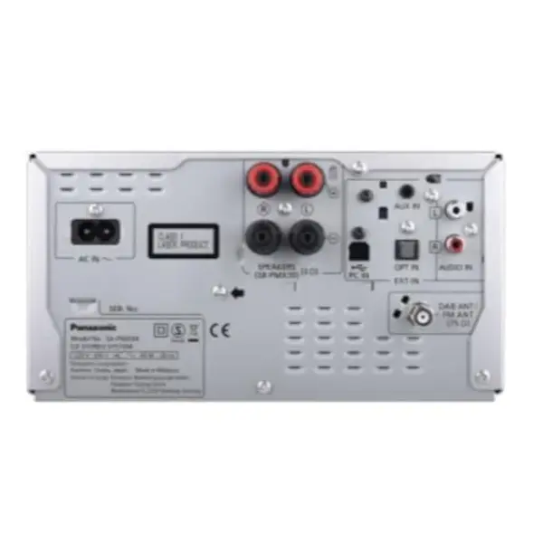Panasonic SC-PMX94EG-K CD-Mikrosystem mit DAB+ und optischem Eingang schwarz – Bild 5