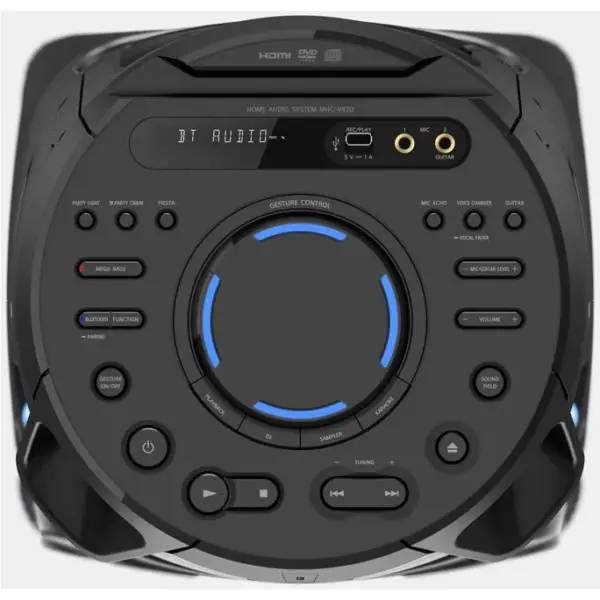 Sony MHC-V43D - Tragbarer Bluetooth Partylautsprecher - schwarz – Bild 3